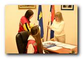 Prijem mladih volontera Crvenog krsta u kabinetu Predsednice opštine Beočin - za volontere koji stvaraju bolji svet!
