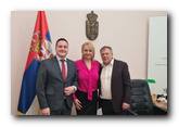 Predsednica opštine Beočin Mirjana Malešević Milkić posetila predsednika Narodne skupštine Republike Srbije Ivicu Dačića