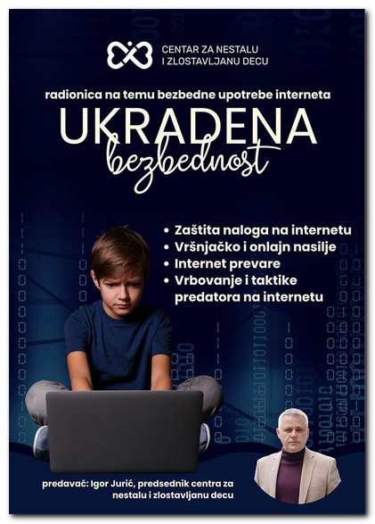 Dan borbe protiv vršnjačkog nasilja - u Beočinu 26. februara predavanja i radionice za decu i roditelje na temu bezbednosti na internetu