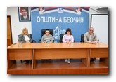 Prijem male gradonačelnice i odeljenja VI-1 u Opštini Beočin