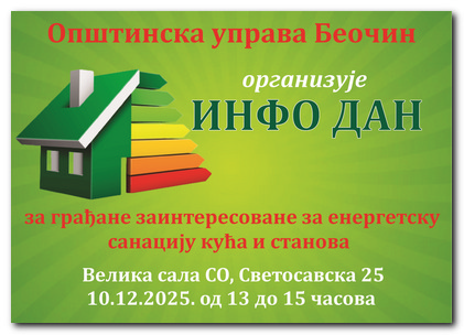 Info dan za građane zainteresovane za energetsku sanaciju kuća i stanova